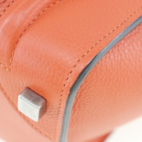 Celine Luggage Micro Shopper 167793DRU.27 Leather Vermilion Ladies Handbag - Picture 7 of 10